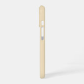 ベージュの聖書の言葉 iPhone 16ケース (左側面)
