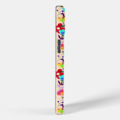 ベージュの背カラフル面花の模様 Case-Mate iPhoneケース (裏面 / 右)