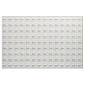 ベージュの背景に灰色の魚 ファブリック (ヤード)