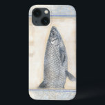 ベージュの背景に灰色の魚 iPhone 13ケース<br><div class="desc">アーティストのノーマン・ワイアットは才能があり、シーライフ素晴らしアートプリントで知られている。この鮮やかなイメージの中で、彼はグレーの魚を最も自然なスタイルで捉える。また、ヴィンテージブルーインスパイアとベージュフレームを追加し、より見た目にユニーク見せコンテンポラリーる。この作品はキッチンやリビング飾に最適なものだ。</div>
