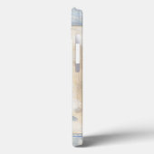 ベージュの背景に灰色の魚 Case-Mate iPhoneケース (裏面 / 左)
