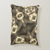 ベージュの色合いの明るい斑点と形状 アクセントクッション (裏面(縦))