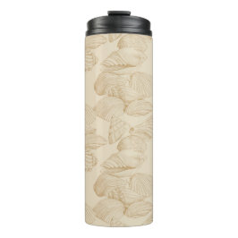 ベージュの貝 タンブラー