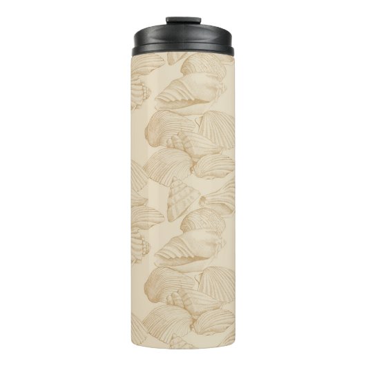 ベージュの貝 タンブラー (正面)