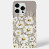ベージュの野の花模様 Case-Mate iPhoneケース (裏面)