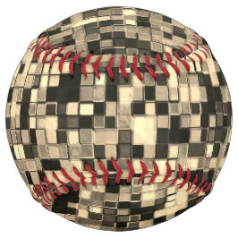 ベージュぼやけまたはカーキの小さな正方形またはタイル ソフトボール