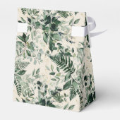 ベージュアイボリーボタニッ結婚クの葉 フェイバーボックス (裏面サイド)