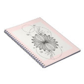 ベージュアイボリーミニマル美学スパイラルフォト ノートブック (右側)