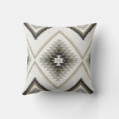 ベージュアズテック人 クッション (裏面)