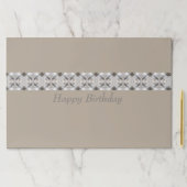 ベージュアンドグレースペシャルチュエーション紙ランチョンマット ペーパーパッド (インサイチュ)