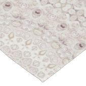 ベージュアンドタウペマンダラパターンデザイン テーブルクロス (アングル)