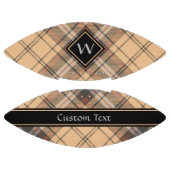 ベージュアンドブラウンタータンチェック アメリカンフットボール (パネル)