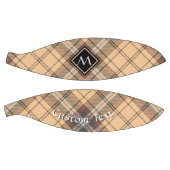 ベージュアンドブラウンタータンチェック バスケットボール (パネル)