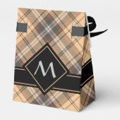 ベージュアンドブラウンタータンチェック フェイバーボックス (裏面サイド)