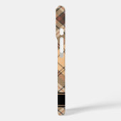 ベージュアンドブラウンタータンチェック Case-Mate iPhoneケース (裏面 / 左)