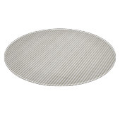 ベージュアンドホワイトチキングストライプ カッティングボード (角)