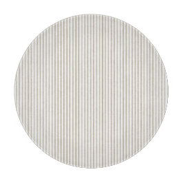 ベージュアンドホワイトチキングストライプ カッティングボード