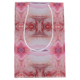 ベージュアーストーンダイヤモンドウォーターカラーハンド絵を描 ミディアムペーパーバッグ