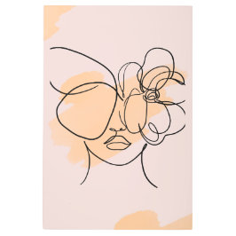 ベージュアートメタルウォールアート メタルプリント