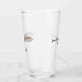 ベージュウィンググラス タンブラーグラス (左)