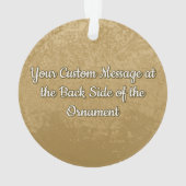 ベージュウィングスオーナメント オーナメント (裏面)