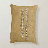 ベージュウィングズ化粧枕 アクセントクッション (裏面(縦))