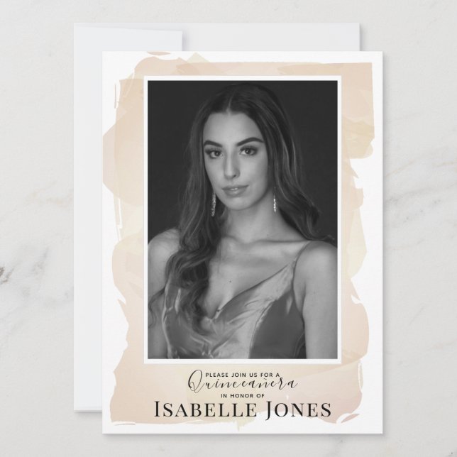 ベージュウォーターカラーフォトキンセアニラ (正面)