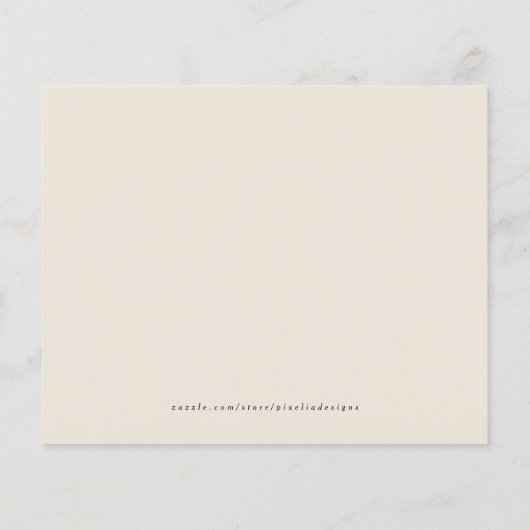 ベージュウォーター色の緑結婚の葉のアドバイス (裏面)