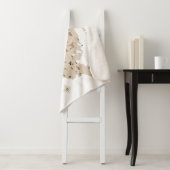 ベージュエクスプローラ国立公園地図ウッドランド子供部屋 シェルパブランケット (インサイチュ)