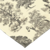 ベージュエレガントウマ素朴トワール テーブルクロス (アングル)