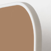 ベージュエレガントシック文字モノグラム名門私立校風の ピックルボールラケット (左詳細)