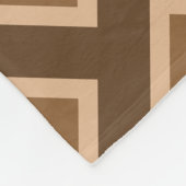 ベージュエレガントスクエアパターン フリースブランケット (角)