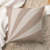 ベージュエレガントブラウン クッション (ブランケット)