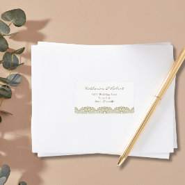 ベージュエレガントレース ラベル