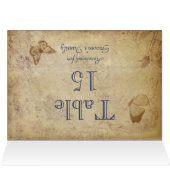 ベージュエレガントヴィンテージテーブル座席名カード (内部横(上))