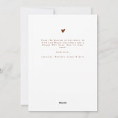 ベージュエレガント4モダンフォトコラージュのクリスマス シーズンカード (裏面)