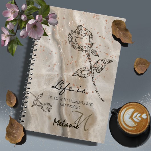 ベージュエレガント ノートブック