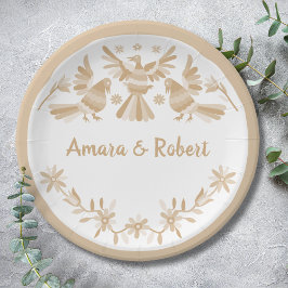 ベージュオトミ ペーパープレート