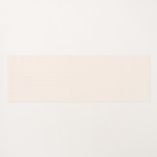 ベージュオレンジヨガポーズと名前をカスタムする ヨガマット (裏面(横))