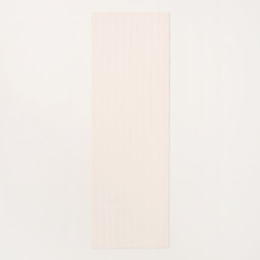 ベージュオレンジヨガポーズと名前をカスタムする ヨガマット (裏面)