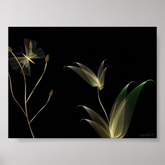 ベージュオンブラック ポスター (正面)