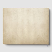 ベージュオーナメントアンドレッドローズ ゲストブック (裏面)