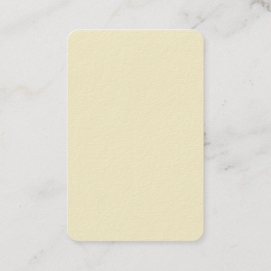 ベージュカラートレンディー垂直ミニマルデザイン 名刺 (裏面)