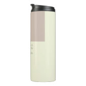 ベージュカラーホワイトトレンディーミニマル タンブラー (回転右)