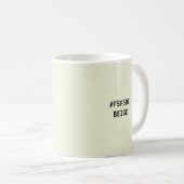 ベージュカラー16進コード マグカップ (正面右)