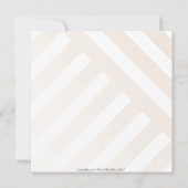 ベージュガストライプのールズナイトアウト招待状 招待状 (裏面)