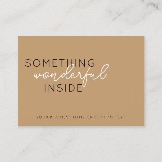 ベージュキャンドルの中で何感謝していか予算を計上気にする 名刺 (正面)