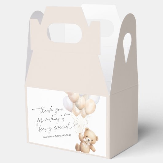 ベージュキュートベアーウェイシャワー男女兼用付き フェイバーボックス (オープン)