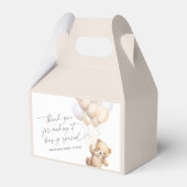 ベージュキュートベアーウェイシャワー男女兼用付き フェイバーボックス (正面サイド)