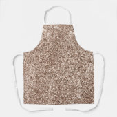 ベージュグリッター エプロン (正面)